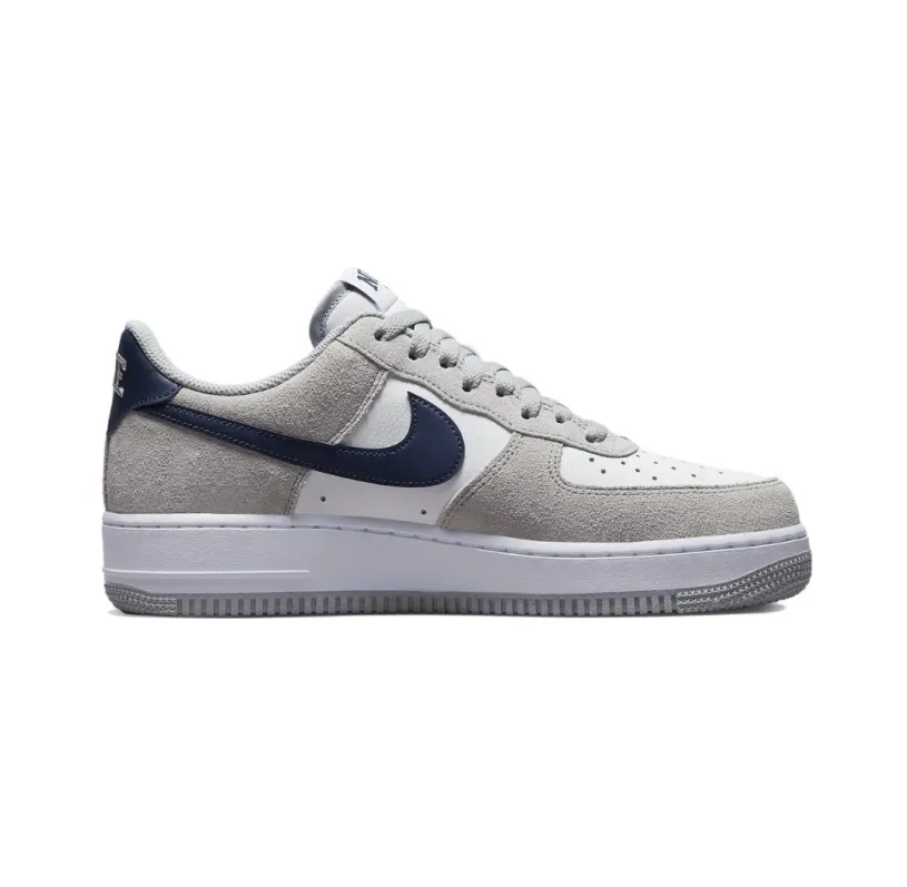 Air Force 1 Nike Low Black Sneakers White Gray Blue