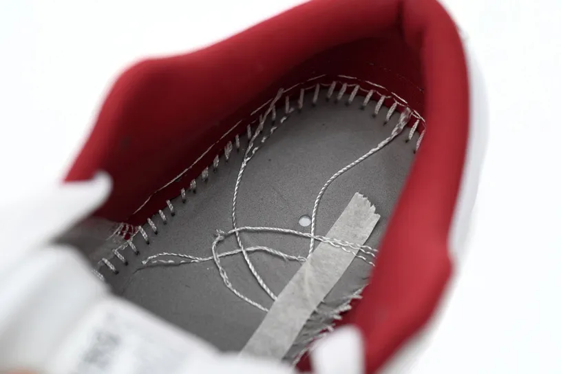 Shoe Stors In Billings Air Jordan Mid 1 Low All-white Red 553560-164