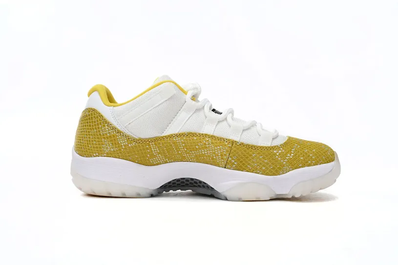 Black And Blue Air Jordan 11 Retro Low WMNS “Yellow Snakeskin AH7860-107
