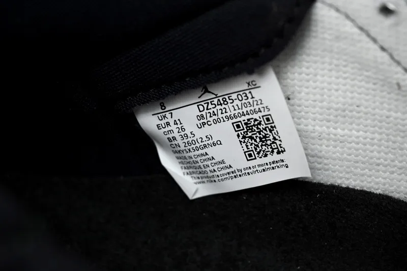 Air Jordan 1 Black Red White High"Lucky Green" DZ5485-031