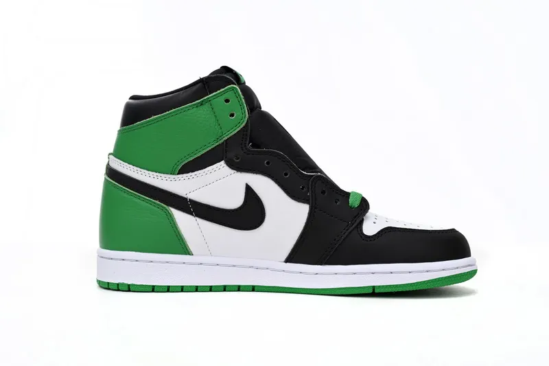 Air Jordan 1 Black Red White High"Lucky Green" DZ5485-031