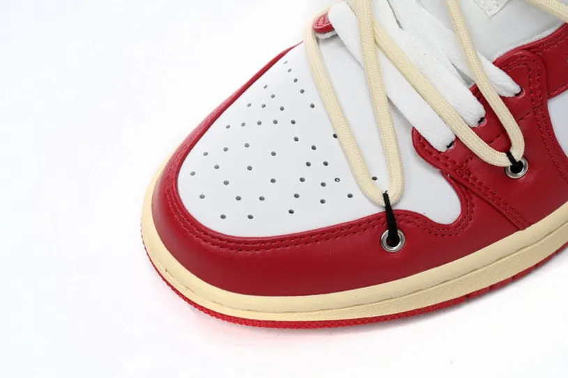 Jordan Air 1 Red And White Low Chicago Bandage