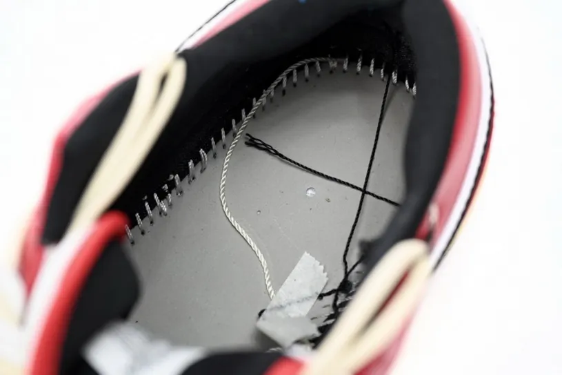 Jordan Air 1 Red And White Low Chicago Bandage