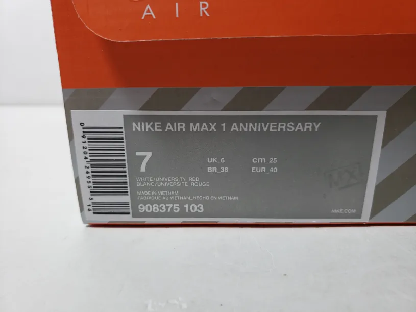 Nike Air Max 1 Anniversary Red (2017)