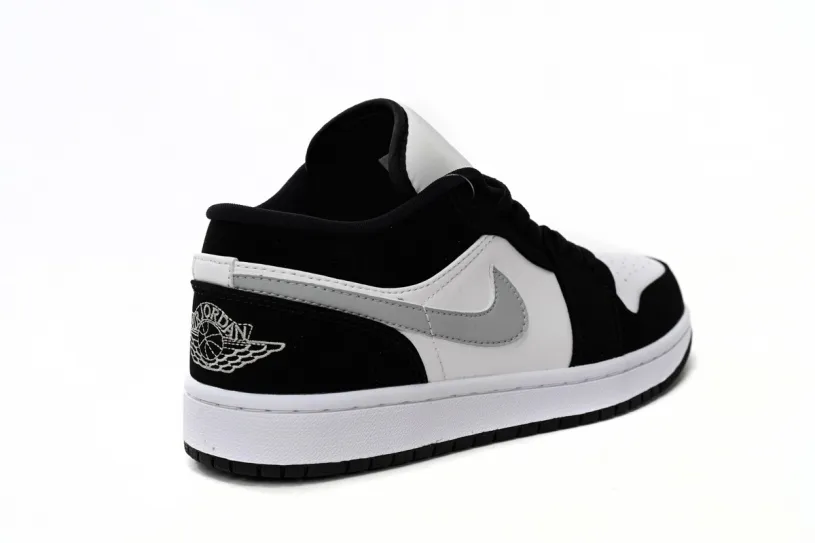Grey And White Air Jordan 1 Low Black and White Gray  552780-018