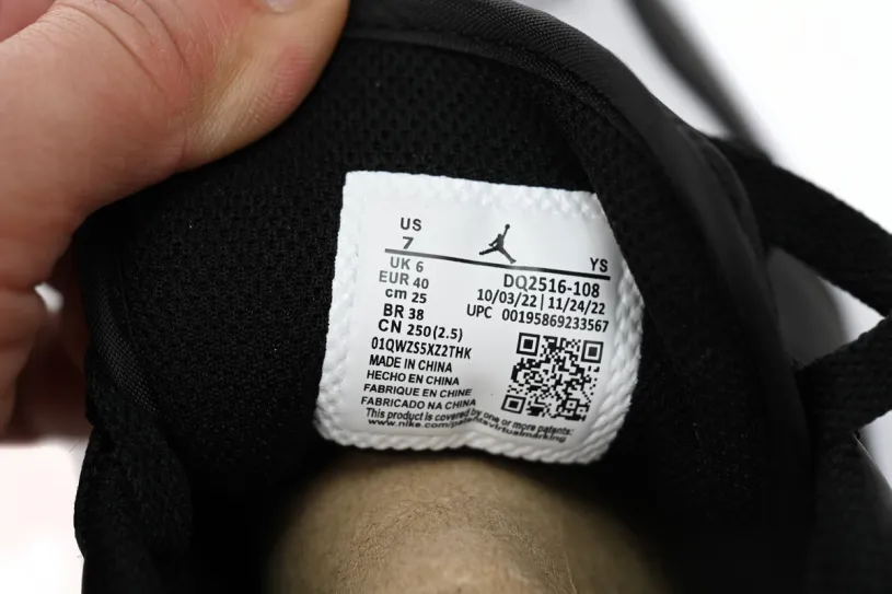 Air Jordan 1 Black Suede Low Discolored Brown DQ2516-108