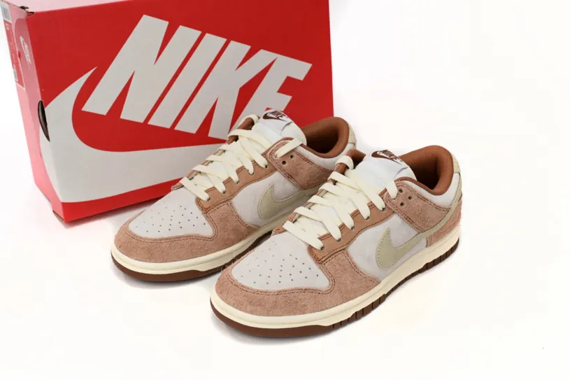 Nike Dunk Sashiko Low White Brown  DD1390-100