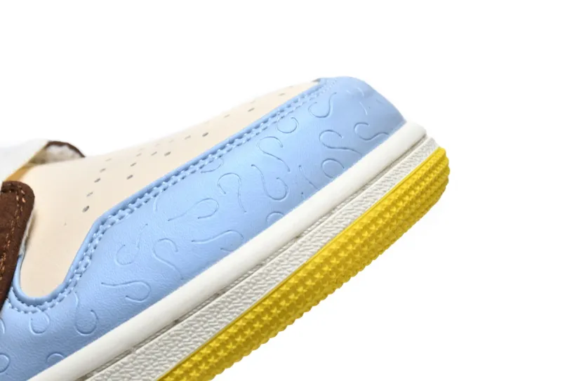 Air Jordan 1 Blue And Black Mid SE Fearless Maison Chateau CU2803-200