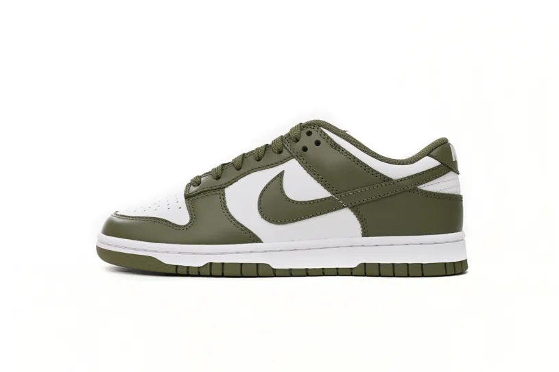 Nike Dunk Low White Scattered olive Green DD1503-200