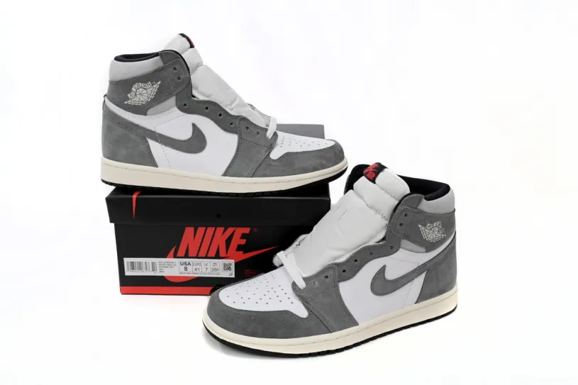 Air Jordan 1 Silver High OG   Washed Black DZ5485-051