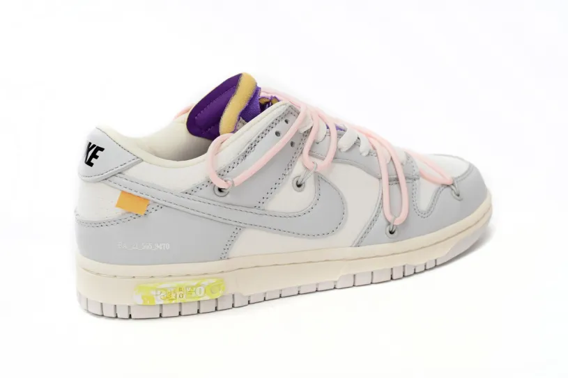 OFF WHITE x Nike Pink Dunks SB Low The 50 NO.24 DM1602-119