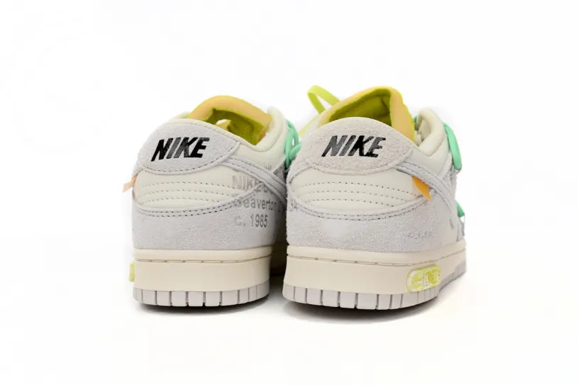 OFF WHITE x Nike Dunk Olive SB Low The 50 NO.14 DJ0950-106