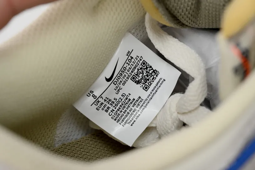 OFF WHITE x Nike Dunk Cmft Premium 705433-400 SB Low The 50 NO.32 DJ0950-104