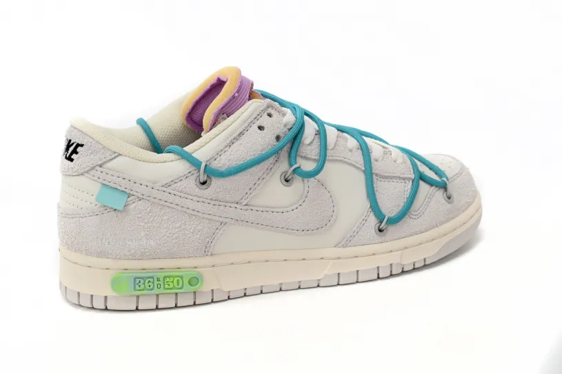 OFF WHITE x Nike Dunk Low Disrupt 2 'Pale Ivory SB Low The 50 NO.36 DJ0950-107