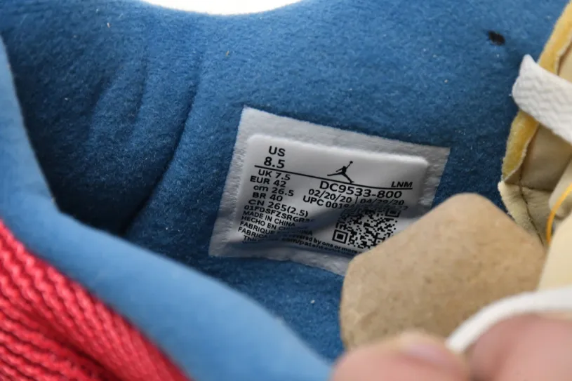 Union LA x Kaws Air Jordan Retro 4 Retro “Guava Ice” DC9533-800