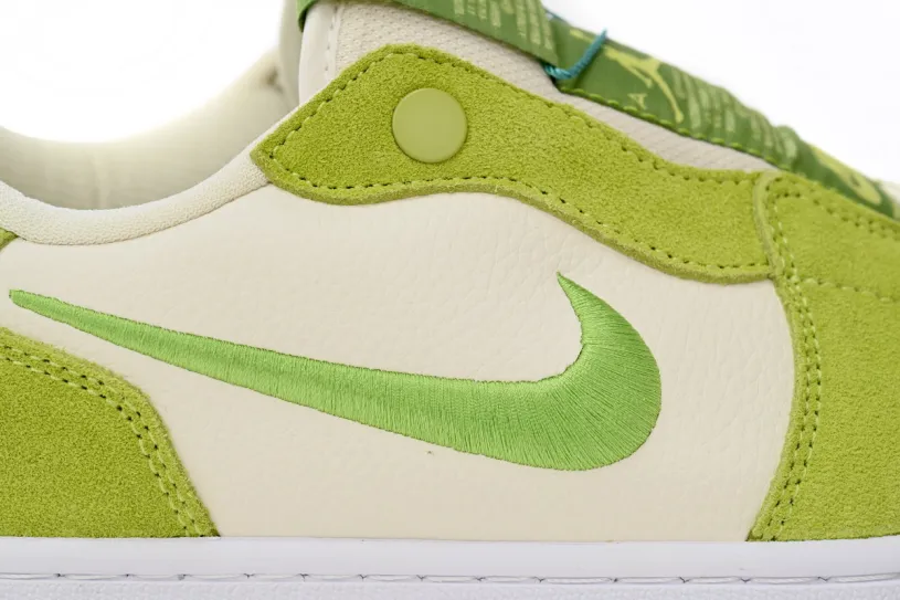 Flyknit Air Jordan 1 Low Green Apple AV3918-198