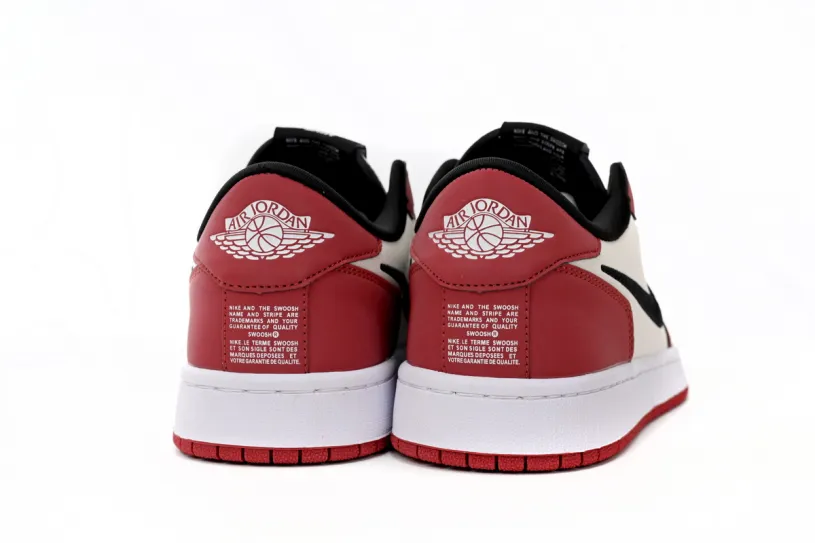 Air Jordan 1 Low Og Silver Low Slip WMNS NRG White Red BQ8462-601