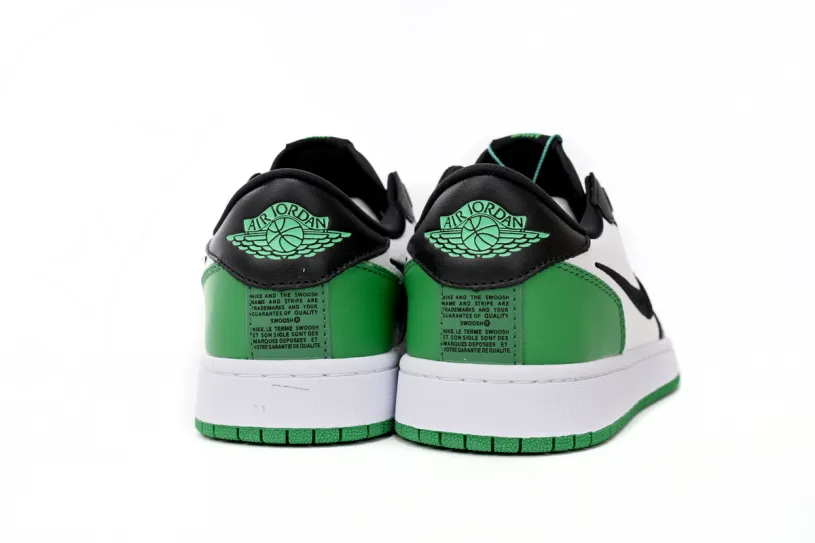 Air Jordan 1 Low Women's Shoes Low Black Green AV3918-228