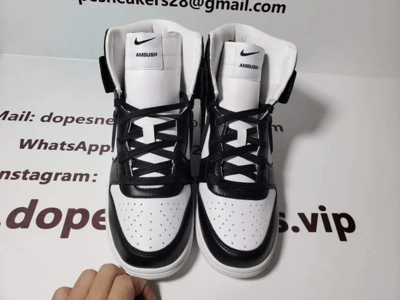 AMBUSH X Dunk High 'Black' CU7544-001