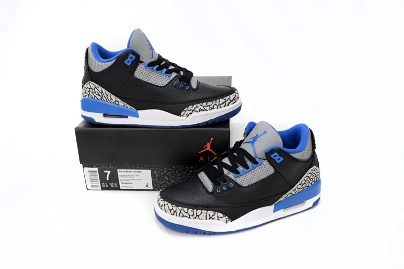 Drake Air Jordan 3  Sport Blue 136064-007