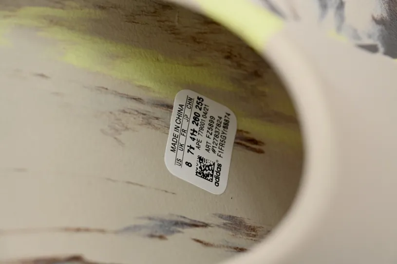 adidas Yeezy Slide Enflame Oil Painting Ink Yellow FZ5899