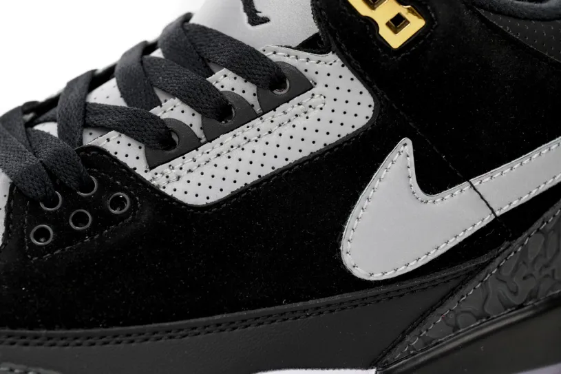 Air Jordan 3 Baseball Cleats Tinker “Black Cement”15 CK4348-007