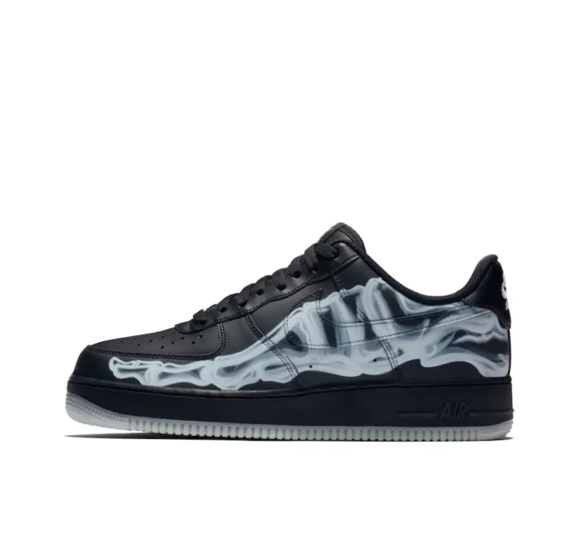 Nike air Force Black Skeleton Halloween (2019)  BQ7541 001