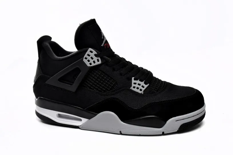 Air Jordan 4 Ps Retro Black Canvas DH7138-006(Top  quality )