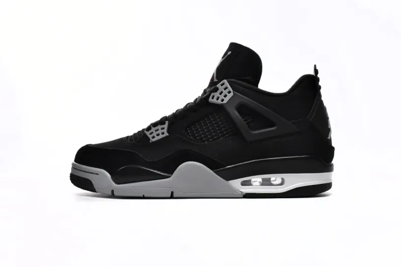 Air Jordan 4 Retro Black Canvas DH7138-006(Top quality )