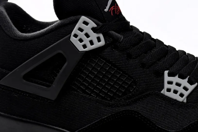 Air Jordan 4 Ps Retro Black Canvas DH7138-006(Top  quality )