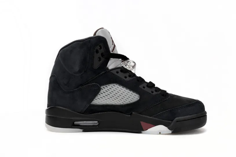 Air Jordan 5 Fire Red Black Tongue Retro SP A Ma Maniére Black FD1330-001