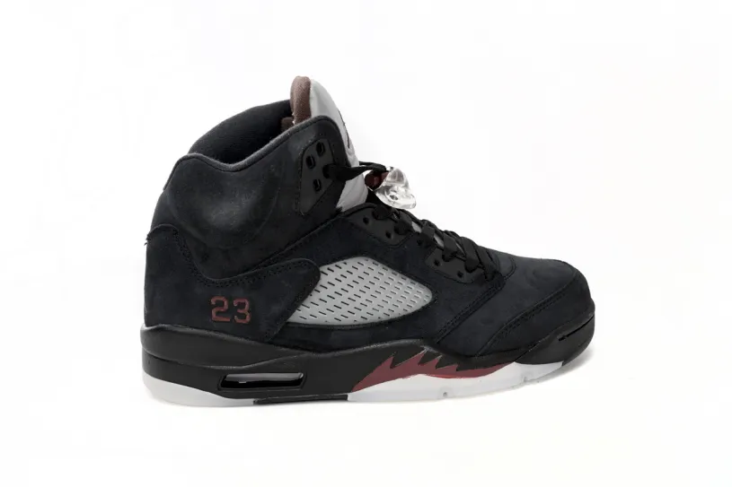 Air Jordan 5 Fire Red Black Tongue Retro SP A Ma Maniére Black FD1330-001