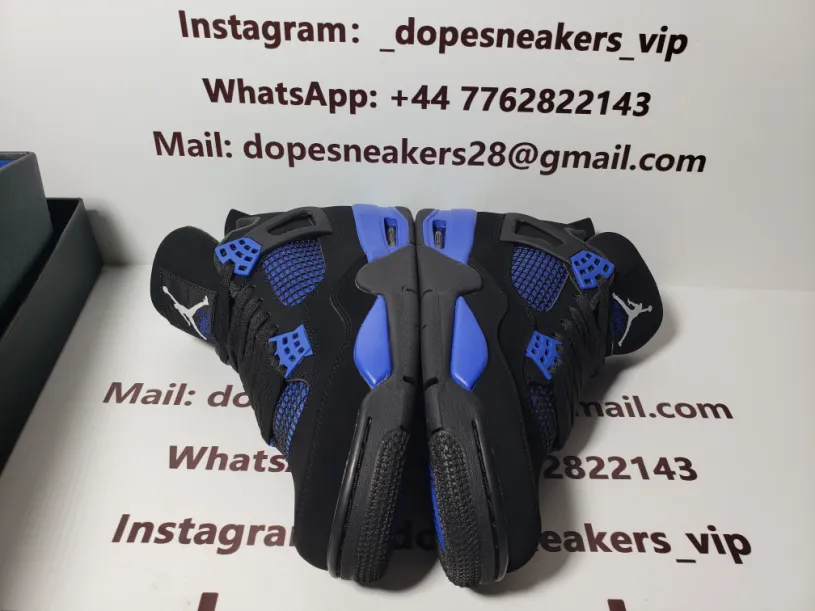 Air Jordan 4 Cement 2012 Retro Black Game Royal CT8527-018