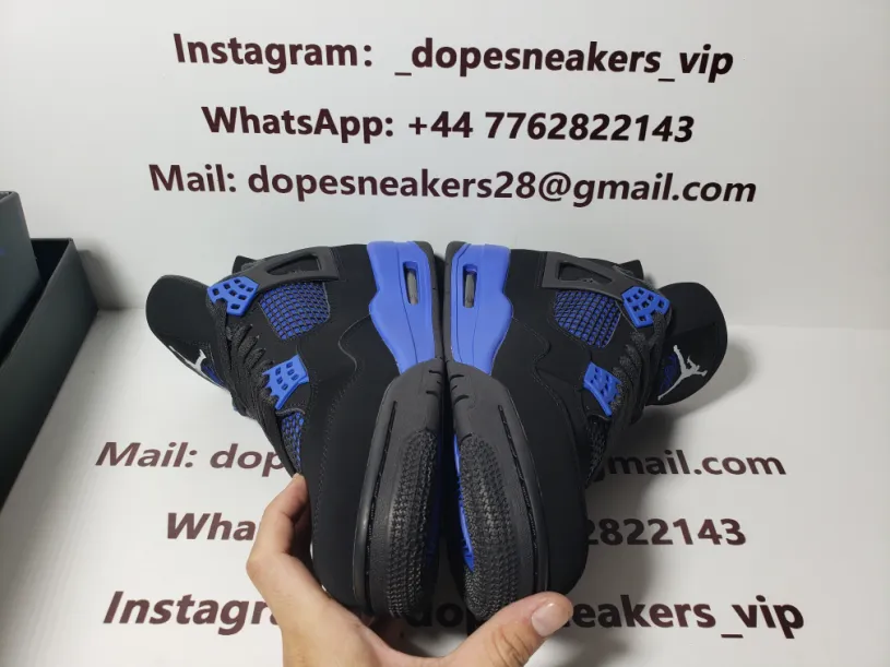 Air Jordan 4 Cement 2012 Retro Black Game Royal CT8527-018