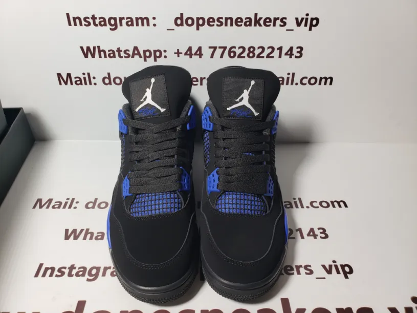 Air Jordan 4 Cement 2012 Retro Black Game Royal CT8527-018