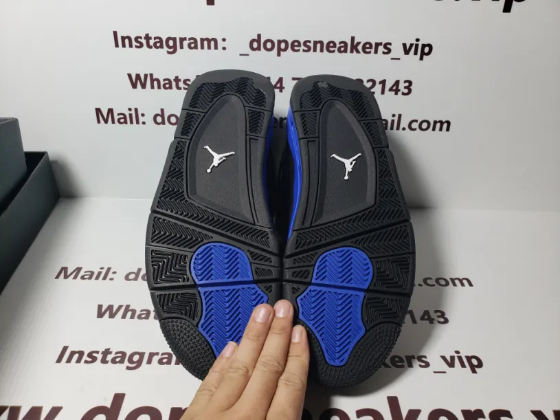 Air Jordan 4 Cement 2012 Retro Black Game Royal CT8527-018