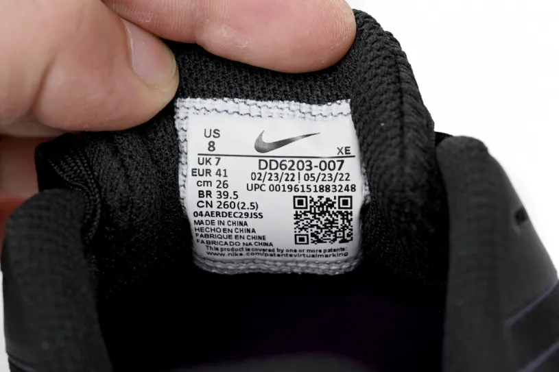 Nike Air Winflo 9 Black Blue and Yellow DD6203-007