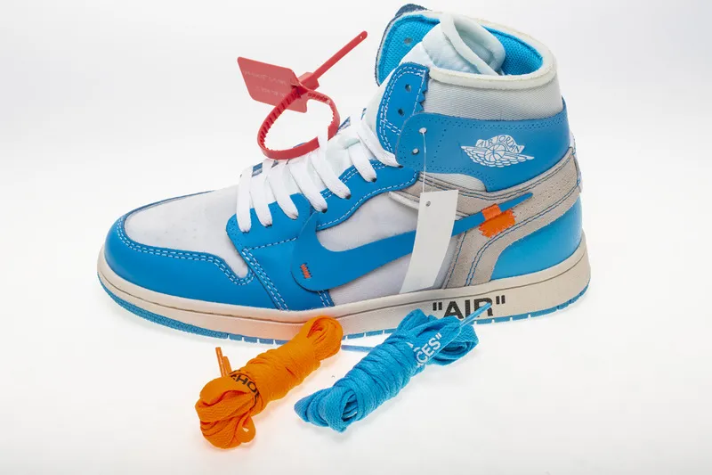 Off White x  Air Jordan Melo 1.5 White High  “UNC” AQ0818-148 （TOP quality）