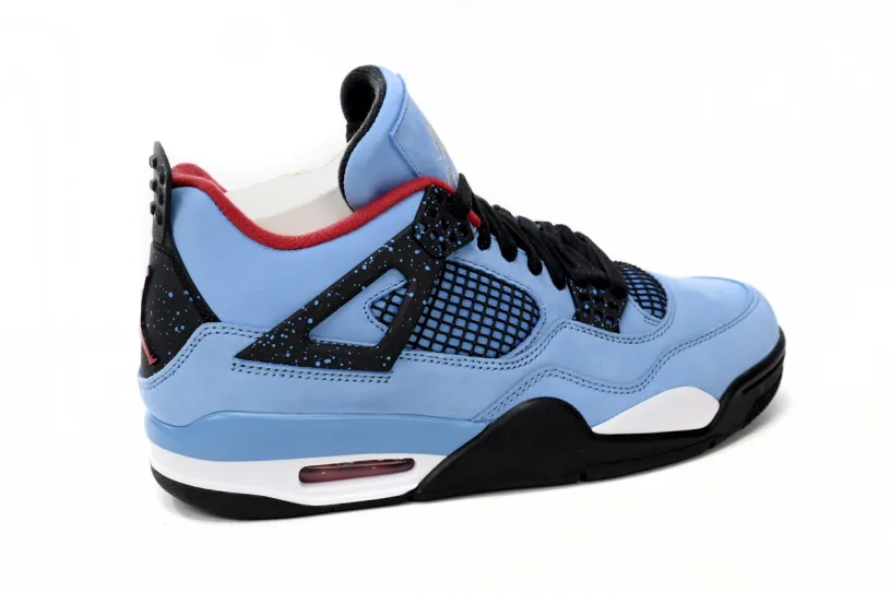 Travis Scott Cactus Jack x Air Jordan 4 Oreo Price Retro “Houston Oilers”  308497-406 (Top Quality)