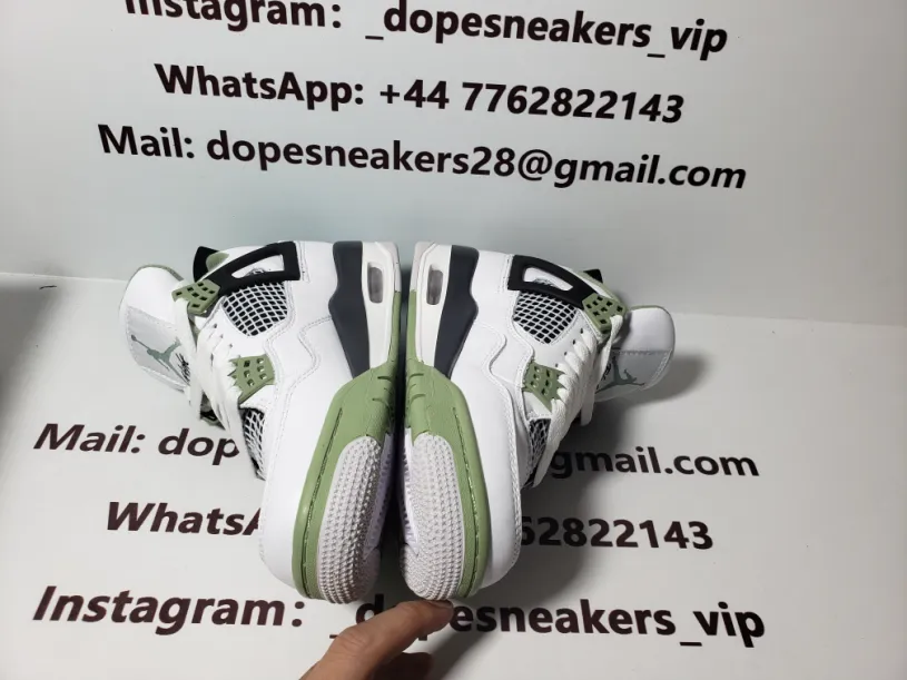 Cheap Nigel Sylvester Air Jordan 4 “Seafoam” AQ9129-103