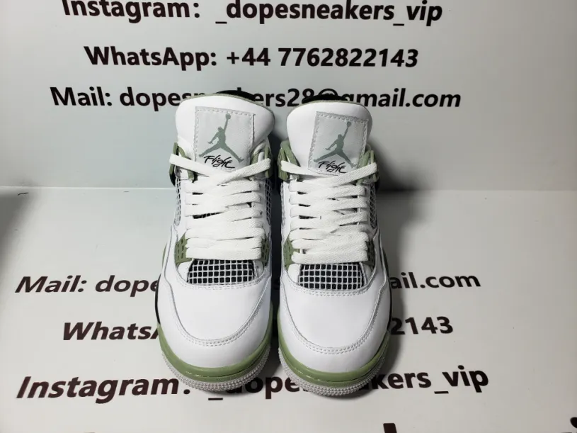 Cheap Nigel Sylvester Air Jordan 4 “Seafoam” AQ9129-103