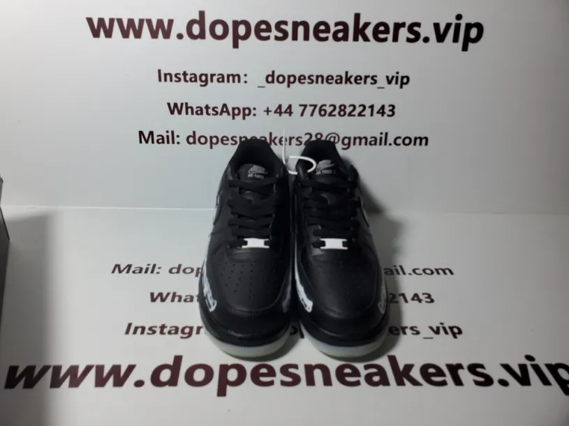 Nike air Force Black Skeleton Halloween (2019)  BQ7541 001