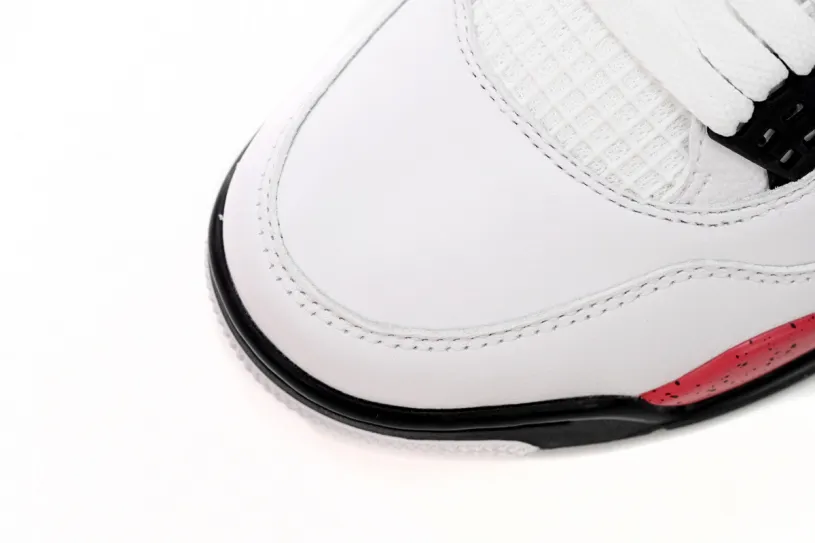 Size 10 Men's Air Jordan Retro 4 Retro Red Cement DH6927-161