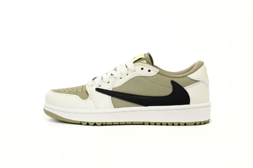 Travis Scott x Air Jordan 1 Low Golf “Olive” FZ3124-200