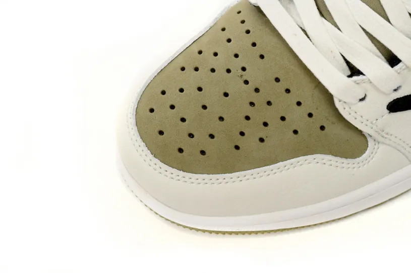 Travis Scott x Air Jordan 1 Linen Low Golf “Olive” FZ3124-200