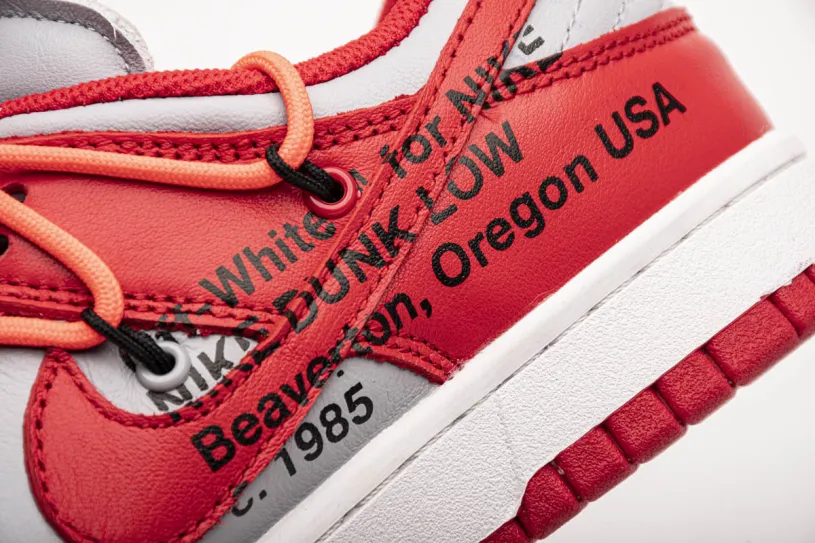 OFF White X Nike Coconut Milk Dunks Low University Red CT0856-600