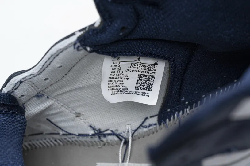 Blue Black And White Air Jordan 1 Retro High COJP Midnight Navy DC1788-100（TOP quality）