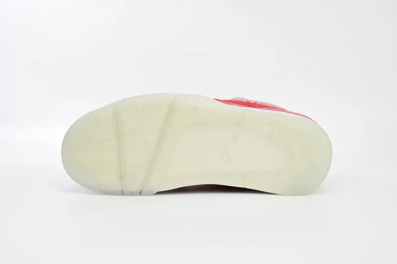 Air Jordan 4 Retro Black And Red Retro Wine red ink splashing 904282