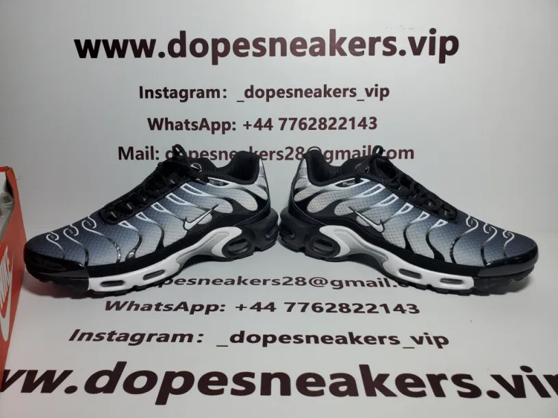 Nike Air Max Plus Black Metallic Silver