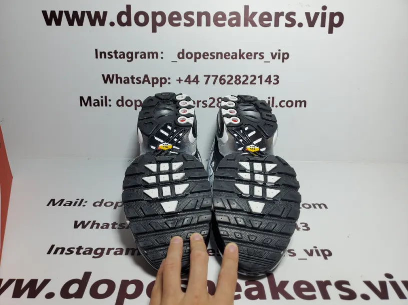 Nike Air Max Plus Black Metallic Silver